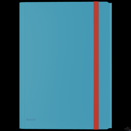 Teczka z gumką i kieszonką Leitz Cosy, PP, niebieska 46190061