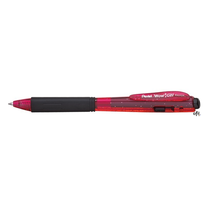 Długopis żelowy 0,7mm czerwony K437CR-B PENTEL