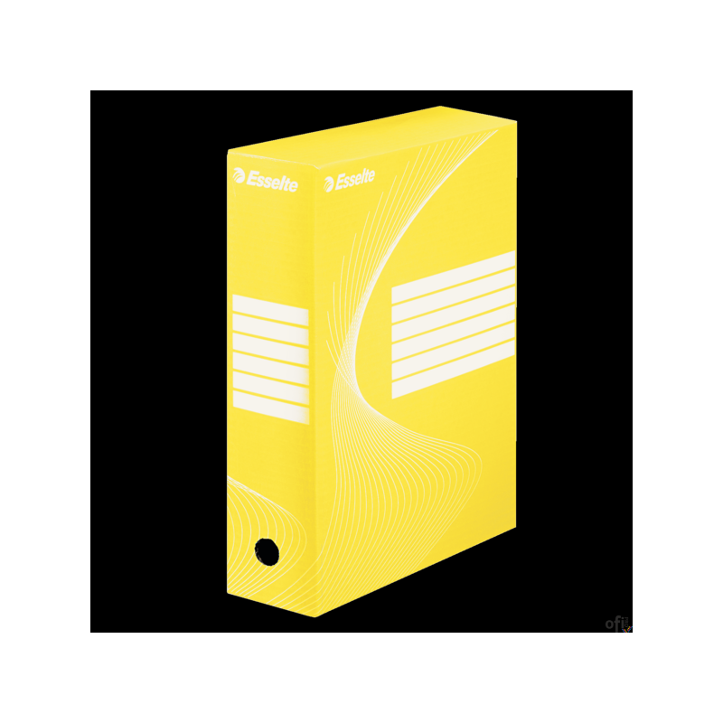 Pudełka archiwizacyjne ESSELTE BOXY 100mm żółte 128423