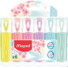 Zakreślacz FLUO PEPS pastel mix kolor. 6 szt etui pud.z zaw. 742558 MAPED