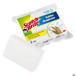 Magiczna gąbka SCOTCH BRITE do usuwania plam biała 2szt.