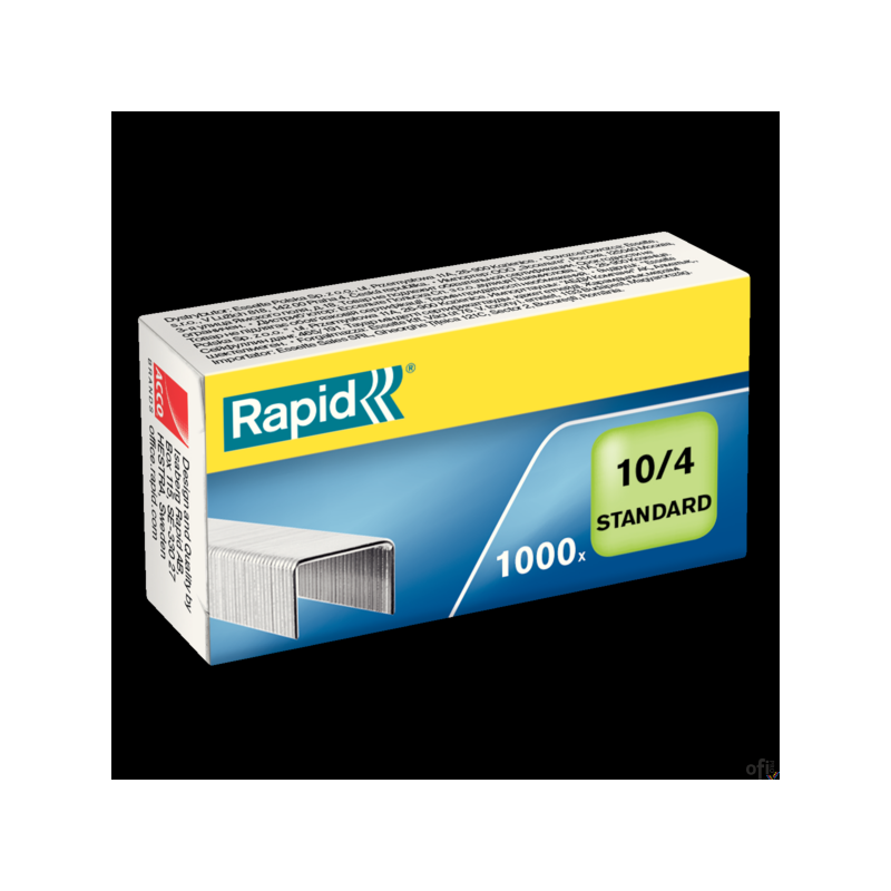 Zszywki Rapid Standard 10/4 1M, 1000 szt., 24862900