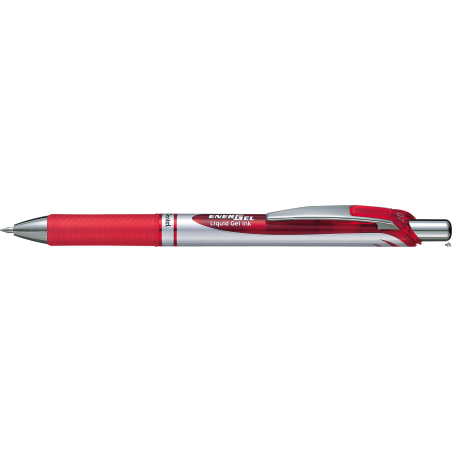 Pióro kulkowe 0,7mm ENERGEL czerwone BL77-B PENTEL