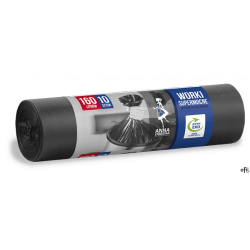 Worki na śmieci 160l supermoc.LDPE (10szt.)czarne ANNA Z. WNS1989/16SH (X)