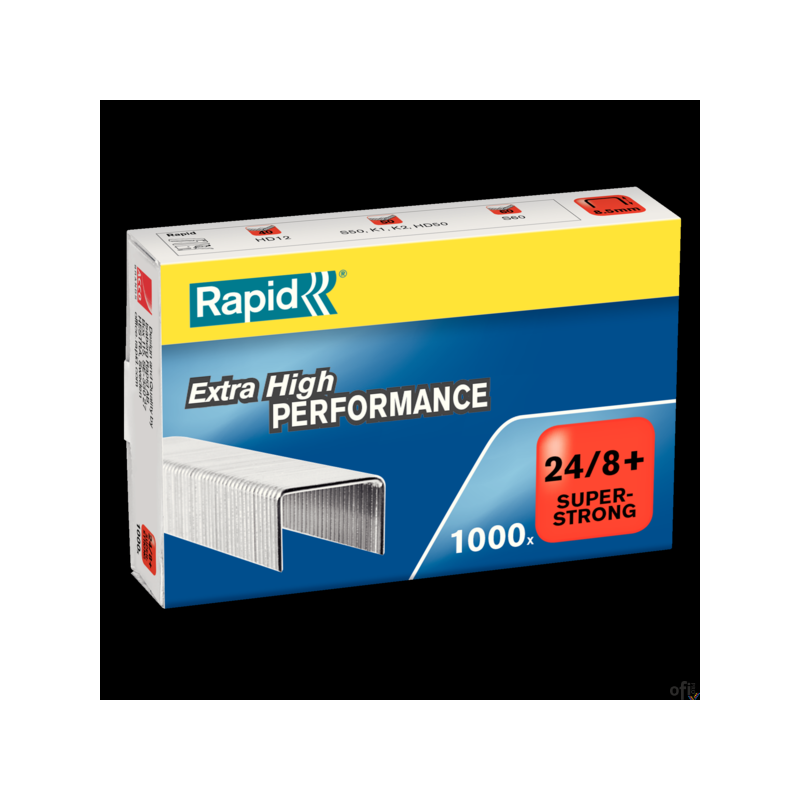 Zszywki Rapid Super Strong 24/8+ 1M, 1000 szt., 24858500