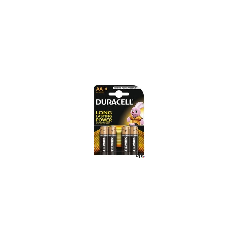 Bateria DURACELL alkaliczna BASIC LR06/AA K4 (4szt) 4520103