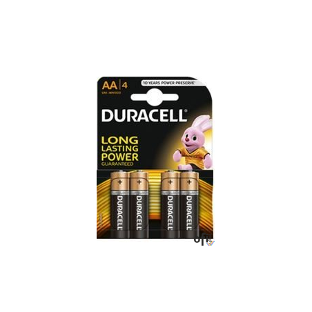 Bateria DURACELL alkaliczna BASIC LR06/AA K4 (4szt) 4520103