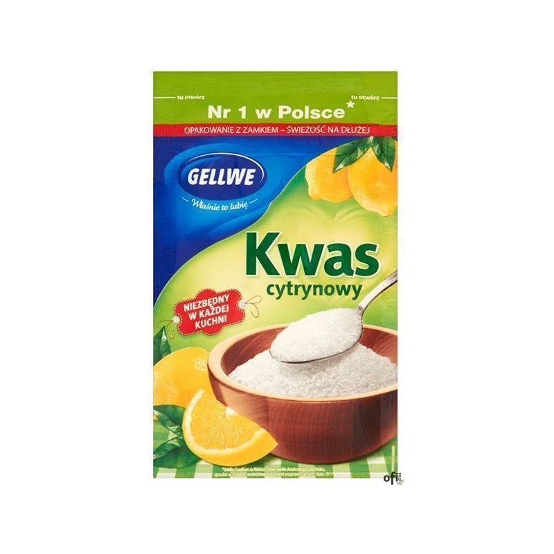 Kwasek cytrynowy w proszku 20g
