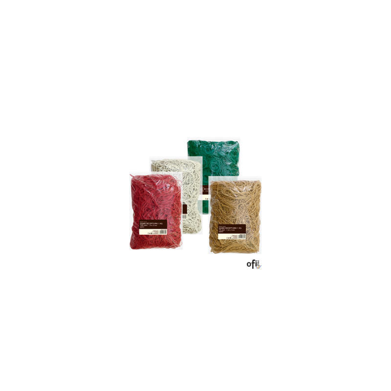 Gumki recepturki 50 mm, średnica 50 mm GRAND 130-1679 1kg 1,5x1,5mm