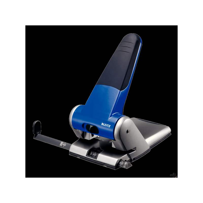 Dziurkacz mocny LEITZ niebieski 65 kartek 51800035