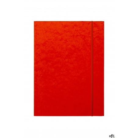 Teczka z gumką prostą DOTTS A4 preszpan pomarańczowa 390g