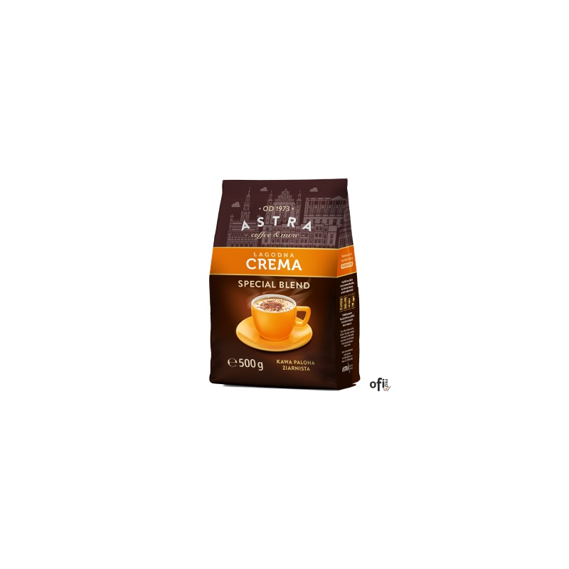 Kawa ASTRA ŁAGODNA CREMA 500g ziarnista