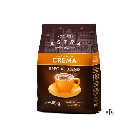 Kawa ASTRA ŁAGODNA CREMA 500g ziarnista