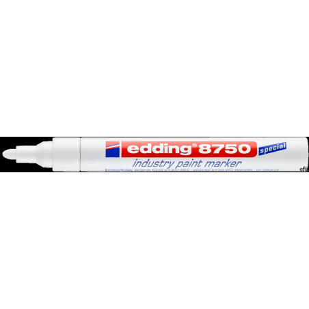 Marker olejowy EDDING e-8750 2-4mm biały