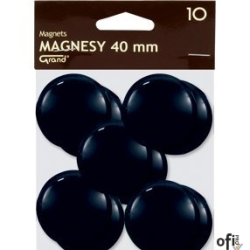 Magnes 40mm GRAND, czarny, 10 szt 130-1700