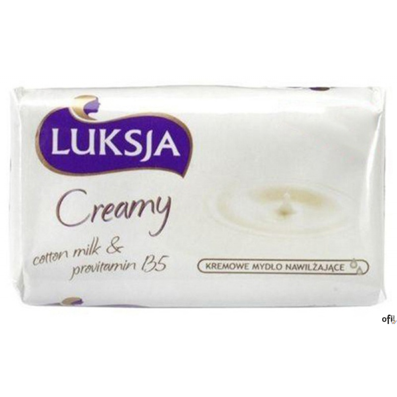 LUKSJA Mydło kostka 100g CREAMY COTTON&PROVITAMIN, 8797