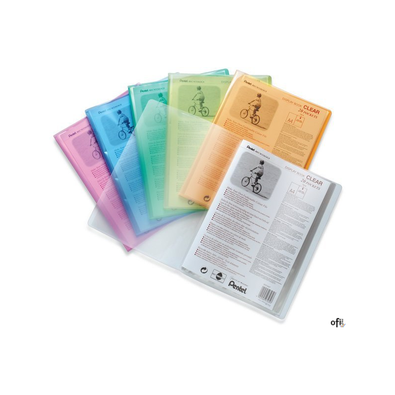 Album ofertowy CLEAR, 20 koszulek transparentny DCF242-T PENTEL