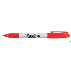 Marker permanentny SHARPIE FINE czerwony S0810940