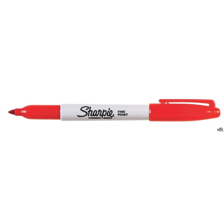 Marker permanentny SHARPIE FINE czerwony S0810940