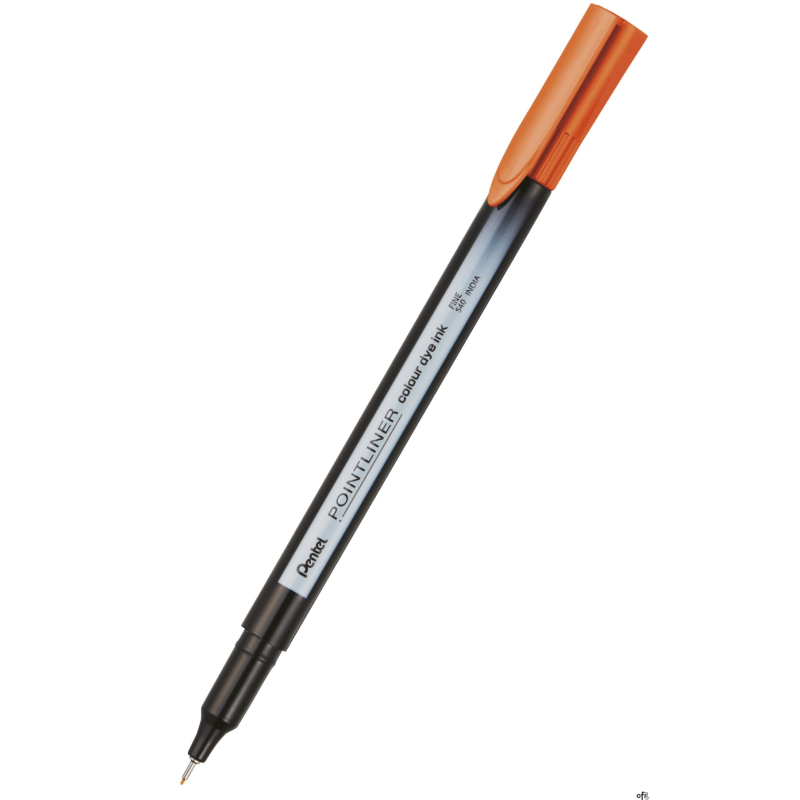 Cienkopis pointliner colour, pomarańczowy z tuszem na bazie wody, S40-F PENTEL