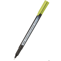 Cienkopis pointliner colour, limonkowy z tuszem na bazie wody, S40-K2 PENTEL