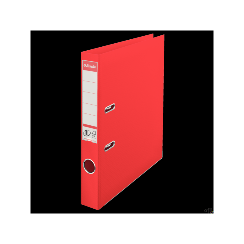Segregator A4/50mm z mechanizmem czerwony VIVIDA 624072 ESSELTE No.1