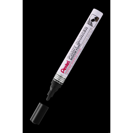 Marker olejowy Pentel średnia okrągła  końcówka,  MMP10-A czarny