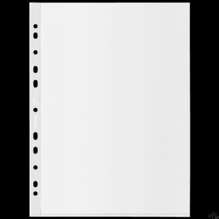 Koszulka groszkowa Recycled Premium PP 100 mic. A4, w kartonie, 627501 op.50 szt. Esselte