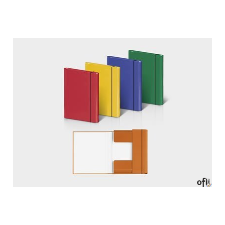 Teczka skrzydłowa z gumką fioletowa VAUPE, 310/04