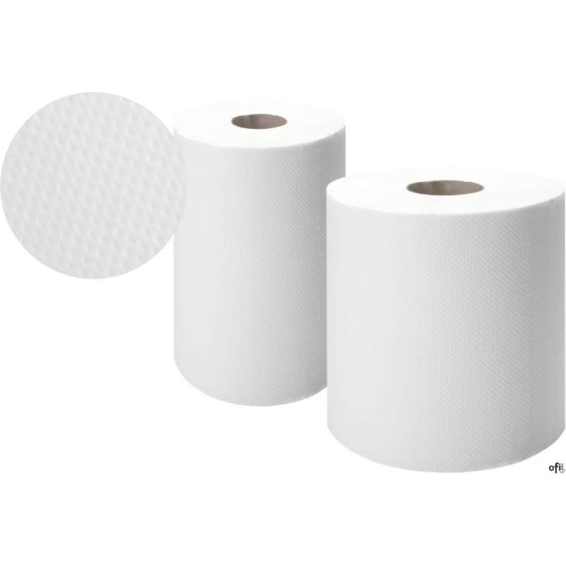 Ręcznik w roli PROFESSIONAL 60/2 (12 rolek) 60m 2warstwy celuloza biały ELLIS 3070