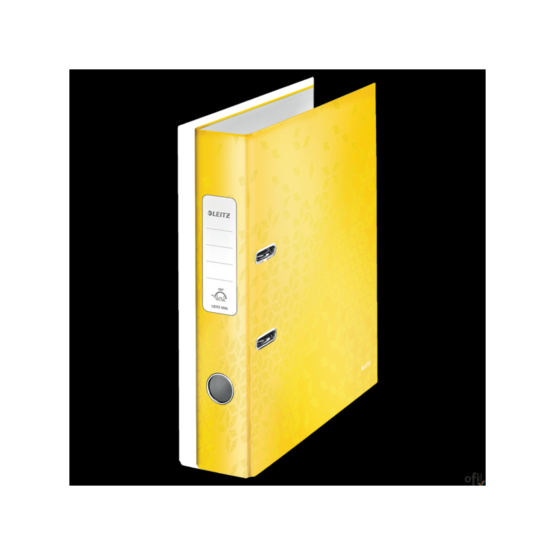 Segregator z mechanizmem WOW Leitz 180, A4/50mm, żółty 10060016