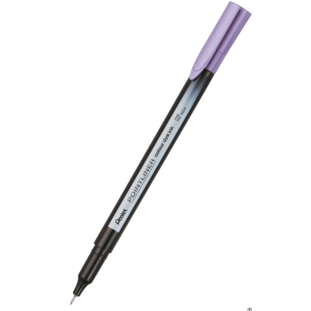 Cienkopis pointliner colour, lawendowy z tuszem na bazie wody, S40-V2 PENTEL