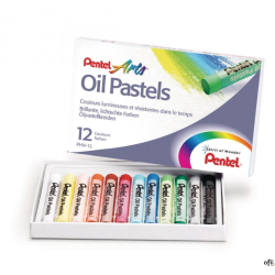 Pastele olejne 12 kolorów  PHN-12 PENTEL