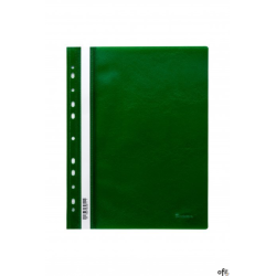 Skoroszyt wpinany PP DOTTS (20) ciemnozielony polipropylen SPP-DOT-02-02