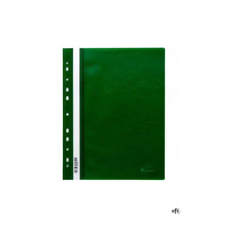 Skoroszyt wpinany PP DOTTS (20) ciemnozielony polipropylen SPP-DOT-02-02