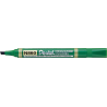 Marker permanentny N860 zielony ścięta końcówka PENTEL