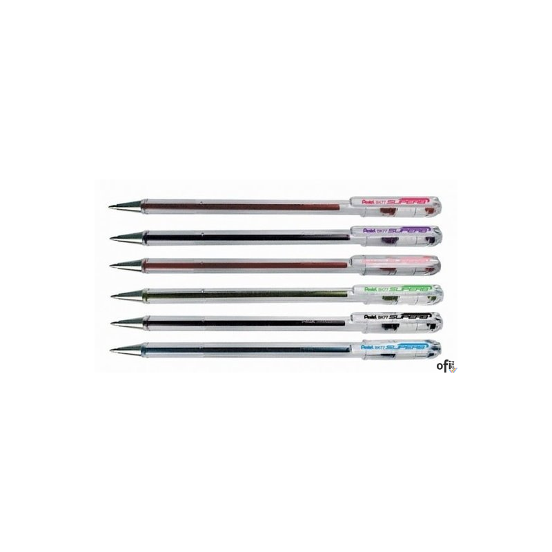 Długopis 0,7mm SUPERB zielony BK77-D PENTEL