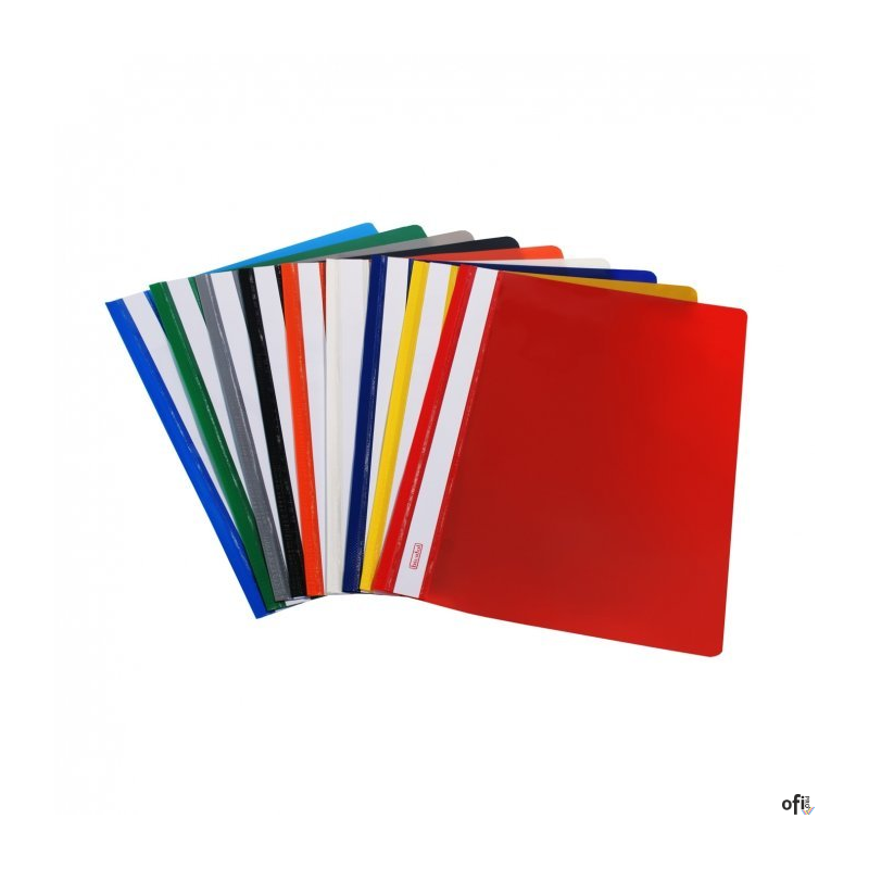 Skoroszyt A4 twardy SH-00-02 PVC zielony BIURFOL (10szt)