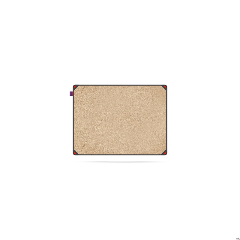 Tablica korkowa MemoBe idea EDGE ALL BLACK, rama aluminiowa czarna, 60x45 cm MITC060045.00.61.51