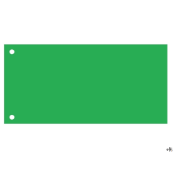 Przekładki kartonowe 1/3 A4 ARO zielone 100sztuk