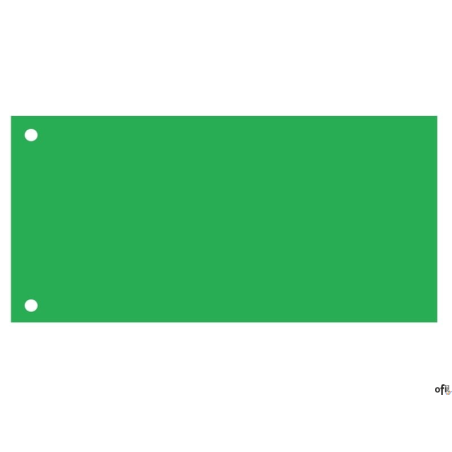 Przekładki kartonowe 1/3 A4 ARO zielone 100sztuk