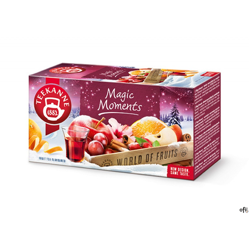 Herbata TEEKANNE Magic Moments 20t o smaku pomarańczy, rumu i winogron