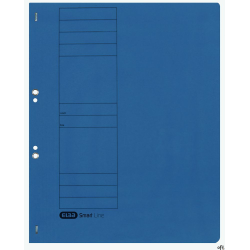 Skoroszyt kartonowy ELBA A4, oczkowy, niebieski, 100551869