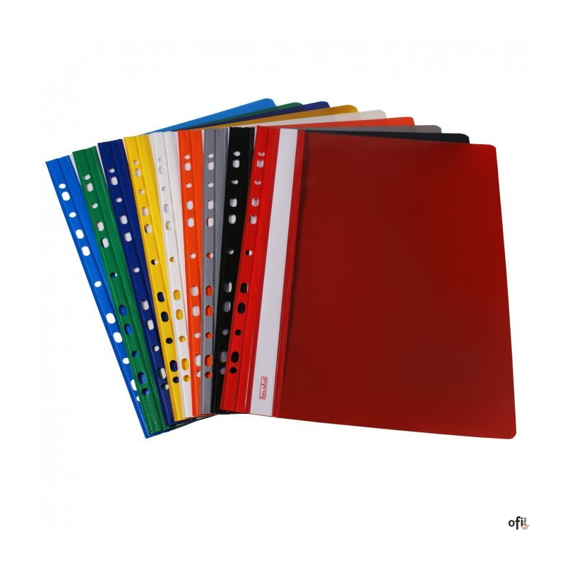 Skoroszyt twardy zawieszany A4 SH-01-02 PVC zielony (10sztuk) BIURFOL