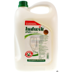 LUDWIK Płyn do naczyń 5L hipoalergiczny bezbarwny bezzapachowy 8973
