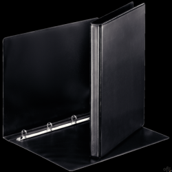 Segregator ofertowy Panorama, ekonom. A4, 4RR/16, grzbiet 30 mm, czarny Esselte, 49753