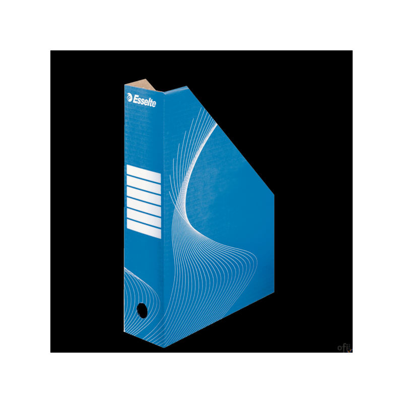 Pojemnik kartonowy na czasopisma 80mm niebieski ESSELTE 10025