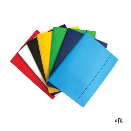 Teczka z gumką DOTTS A4 lakierowana zielona 390g (21233)