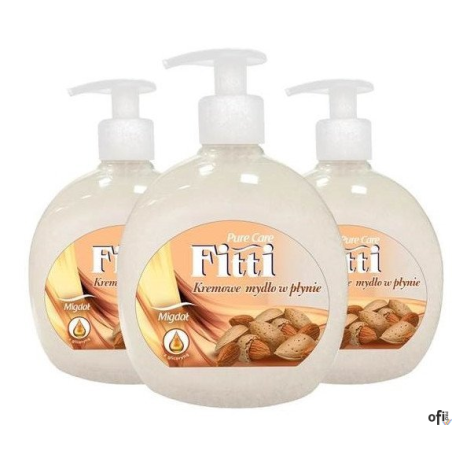 Mydło w płynie z dozownikiem FITTI 500 ml migdał *93176
