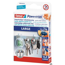 Plastry samoprzylepne TESA POWERSTRIPS duże kpl 10sztuk 58000-00132-20 TS